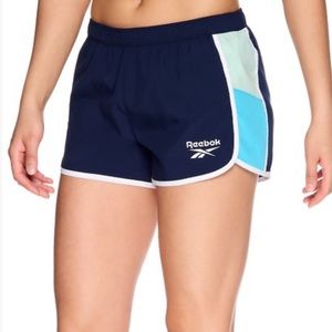 Reebok Navy Blue Racer Heritage Shorts